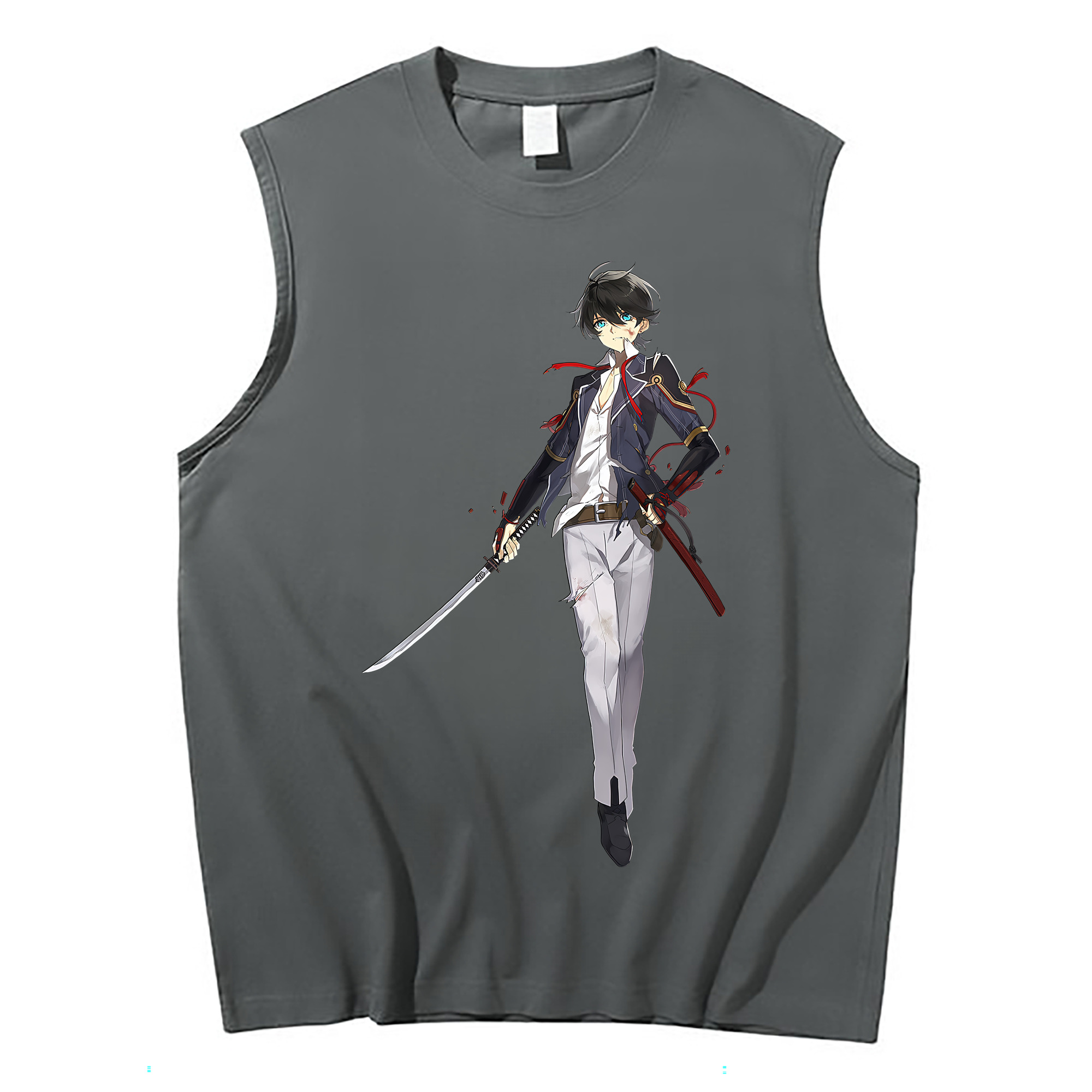 （画像用） 刀剣乱舞 Touken Ranbu コットン100％タンクトップ（フロントプリント）